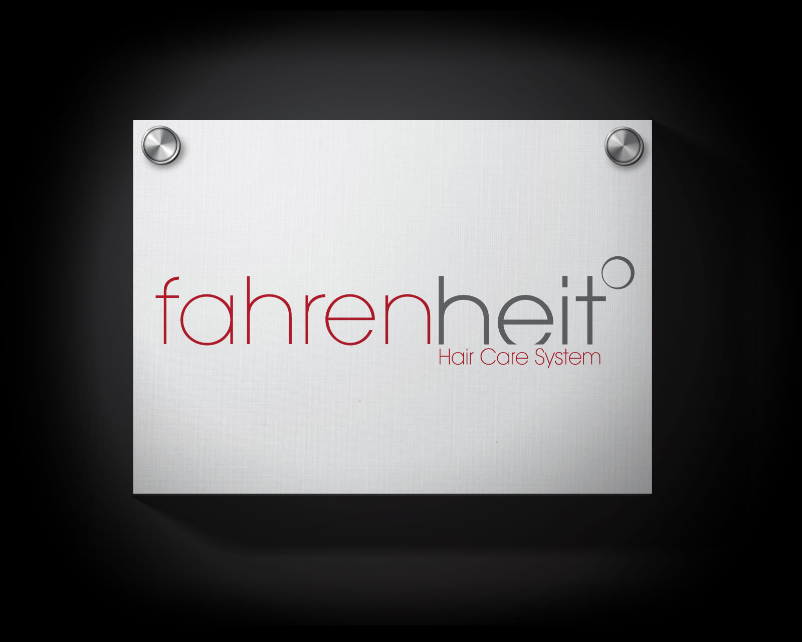 Fahrenheit Hair Care New Logo & Tagline - Portfolio - KEYLAY Design