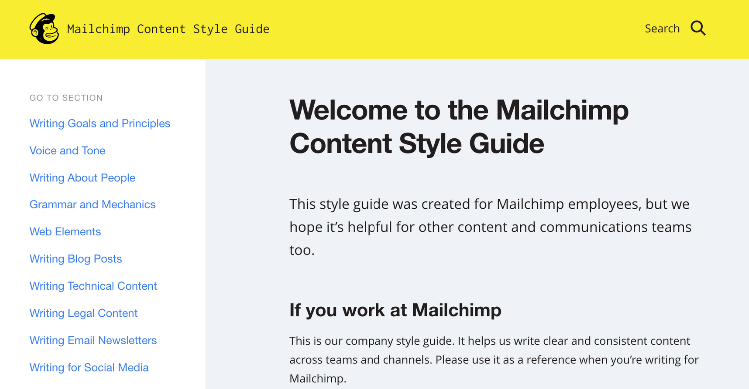 mailchimp-content-standards