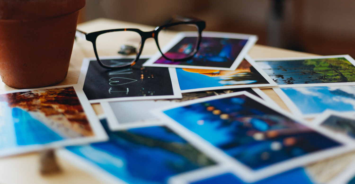 photos on table