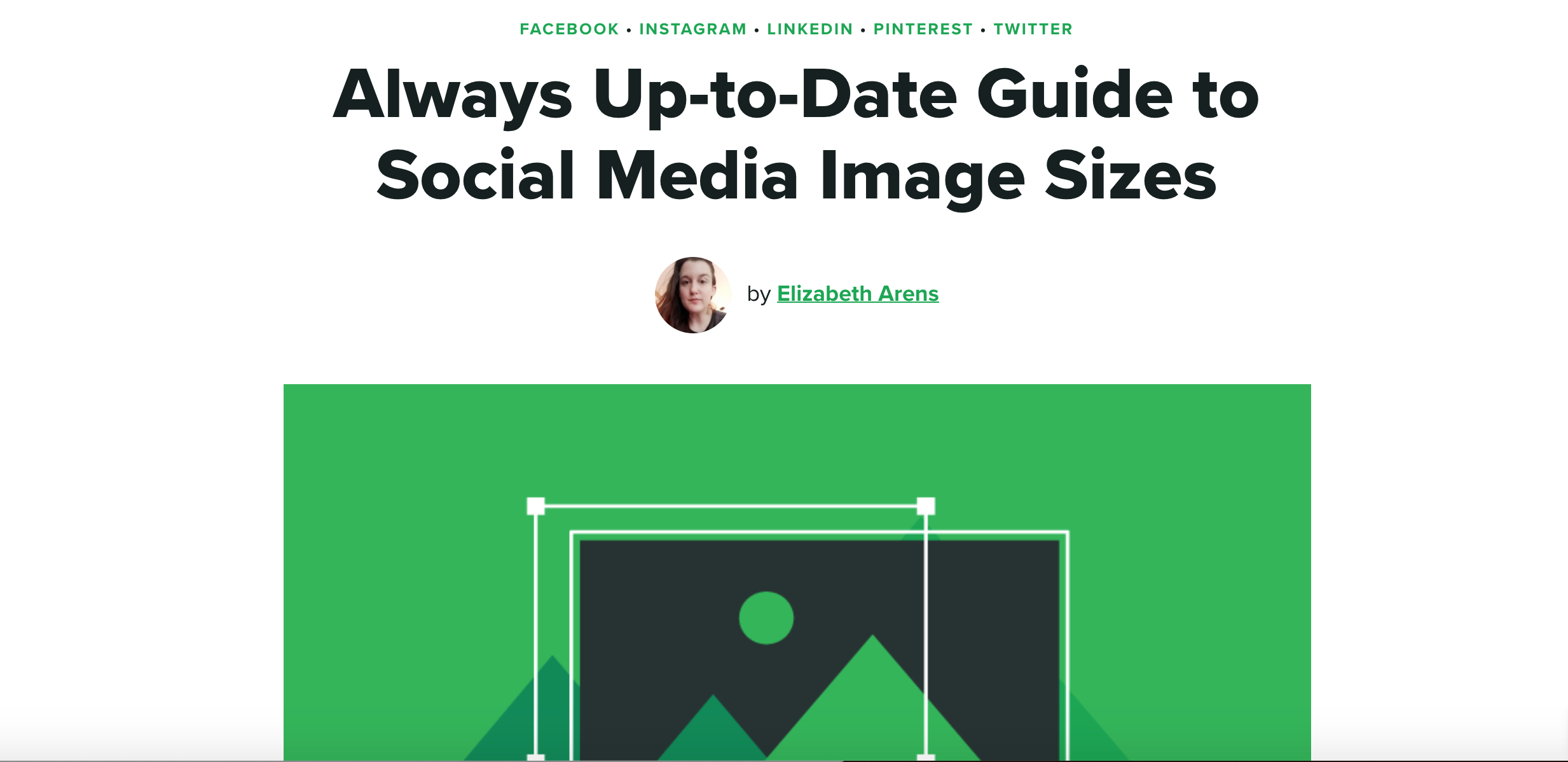 sprout social social image sizes