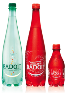 Badoit red bottle example